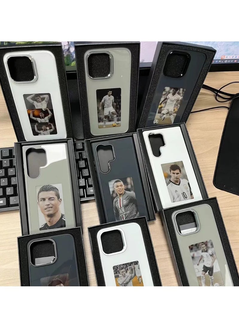 NFC INK Smart Screen Phone Case for Samsung S24 Ultra - Grey - Image 4