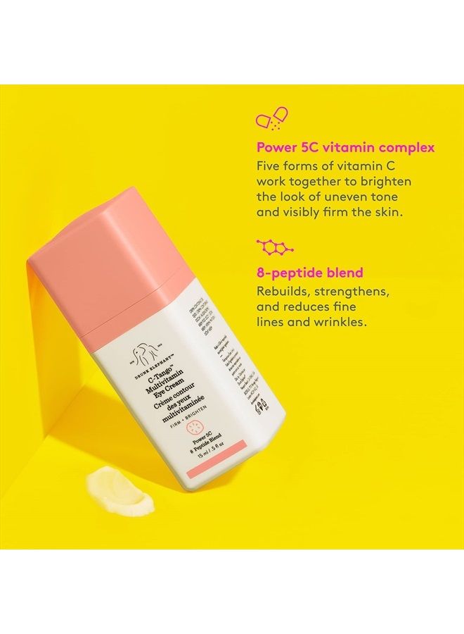 Drunk Elephant C-Tango Eye Cream with Vitamin C, Brightening & Restorative Under Eye Moisturizer (15mL/0.5 Fl Oz) - Image 4