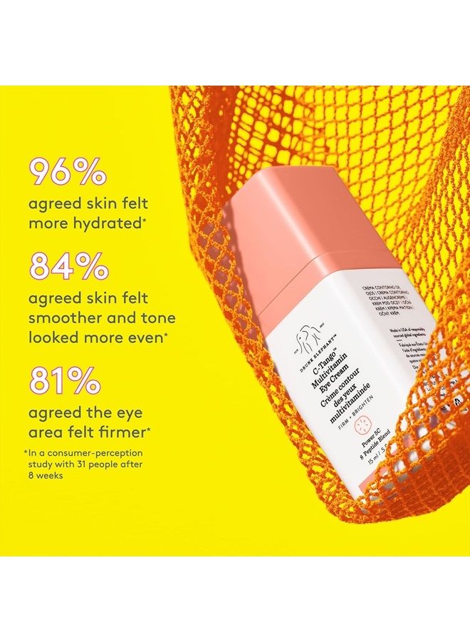 Drunk Elephant C-Tango Eye Cream with Vitamin C, Brightening & Restorative Under Eye Moisturizer (15mL/0.5 Fl Oz) - Image 3