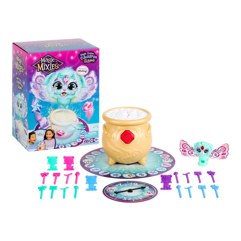 MOOSE Magic Mixies Magic Potion Cauldron Game. Place The Magic Ingredients Into The Cauldron and Make The Exclusive Mixling Leap Up and Out to Win - Image 1