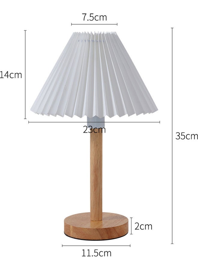 إسكدنيا مصباح طاولة أبيض 12 x 27 x 24سم - Image 5