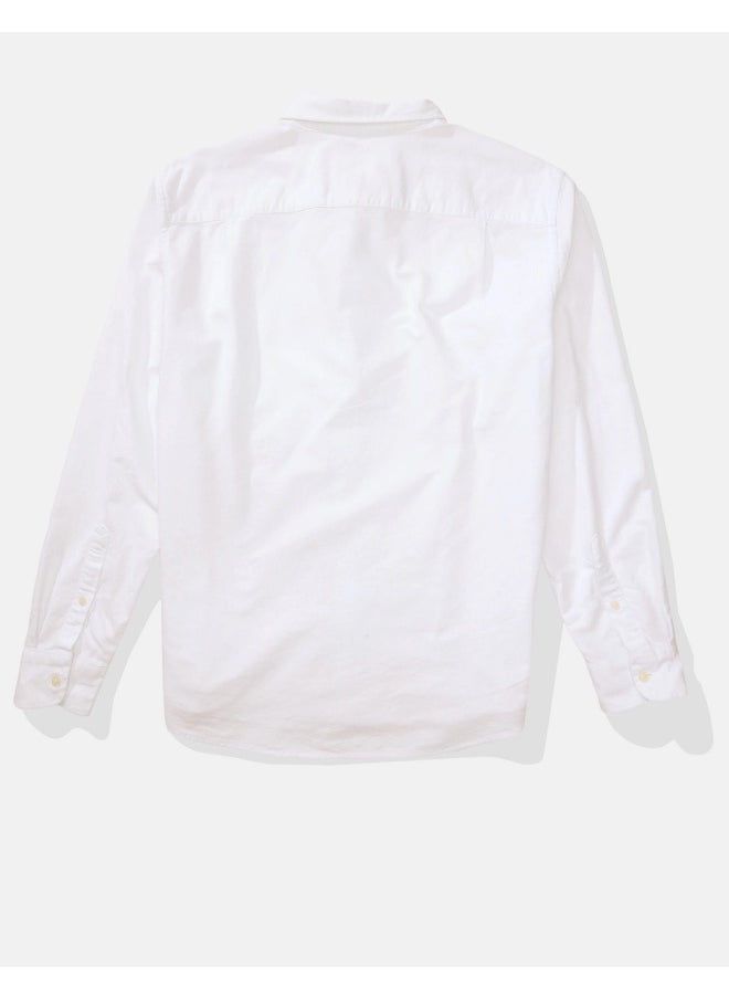 امريكان ايجل - Regualr Fit Button Up Oxford Shirt - Image 1
