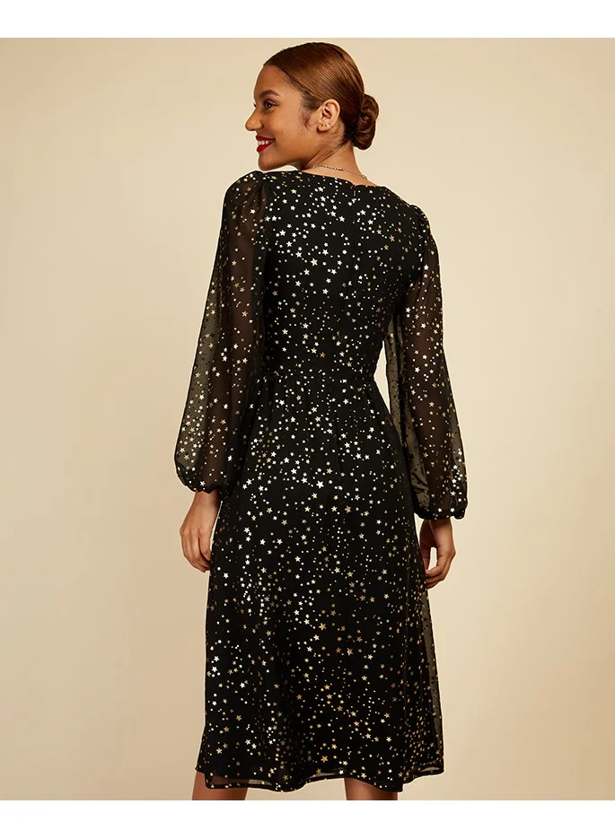 Little Mistress Little Mistress Black Star Midi