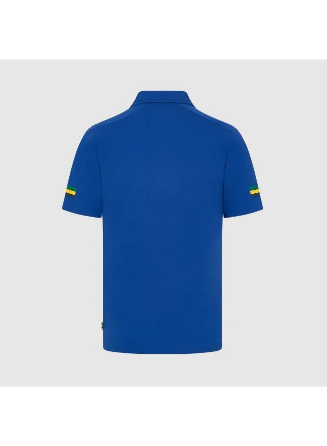 Ayrton Senna AS FW MENS STRIPE POLO