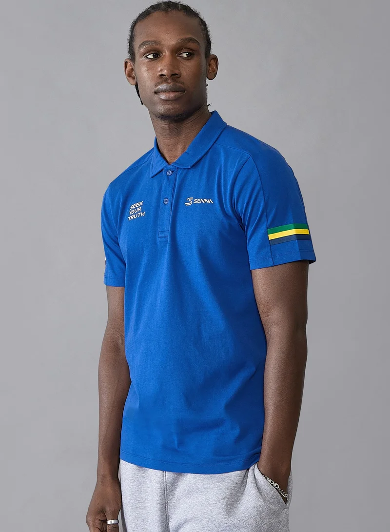 آيرتون سينا  AS FW MENS STRIPE POLO