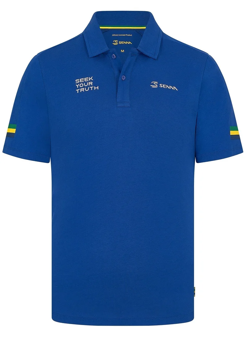Ayrton Senna  AS FW MENS STRIPE POLO for Men | Best Price UAE