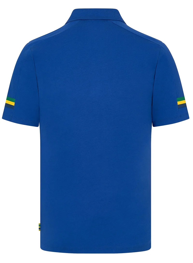 Ayrton Senna  AS FW MENS STRIPE POLO for Men | Best Price UAE
