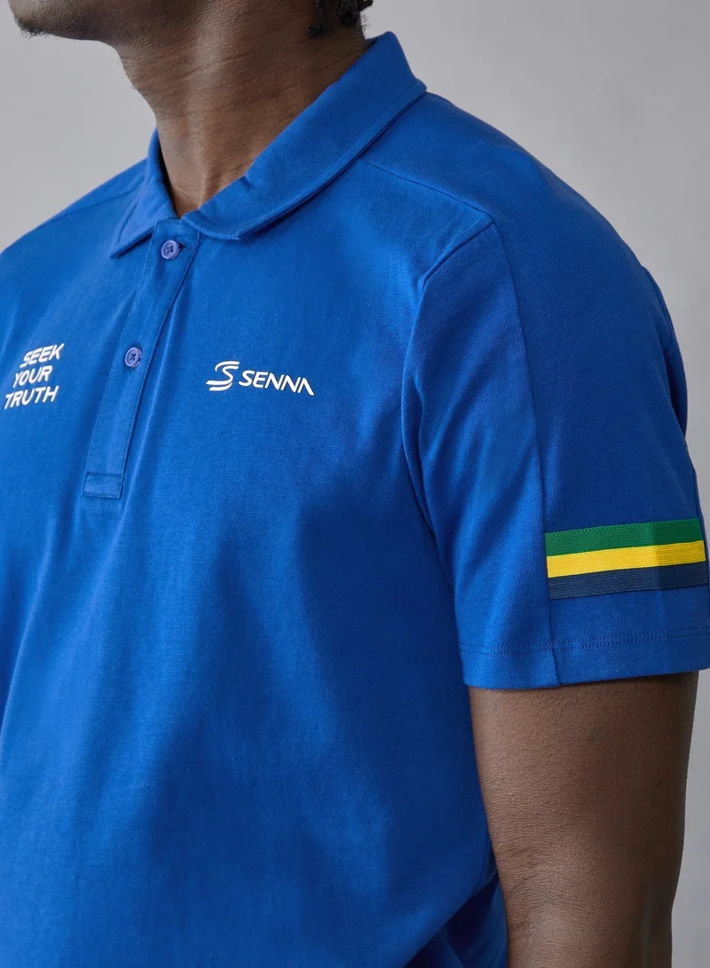 آيرتون سينا  AS FW MENS STRIPE POLO