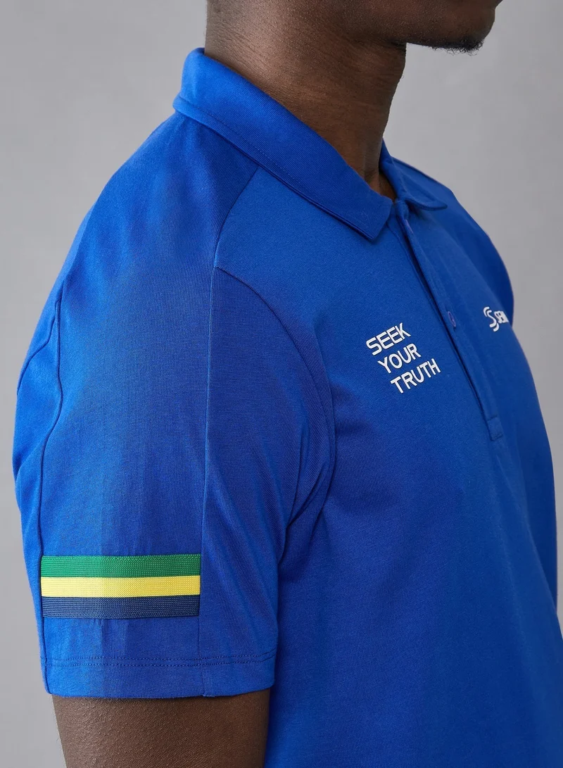 Ayrton Senna  AS FW MENS STRIPE POLO for Men | Best Price UAE