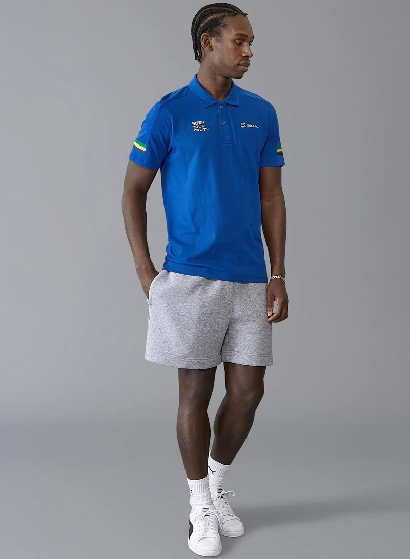 Ayrton Senna  AS FW MENS STRIPE POLO for Men | Best Price UAE