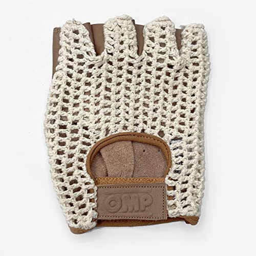 OMP - Tazio Vintage Glove Cream/Brown Leather - SizeL (IB0-0747-A01-010-L) - Image 1
