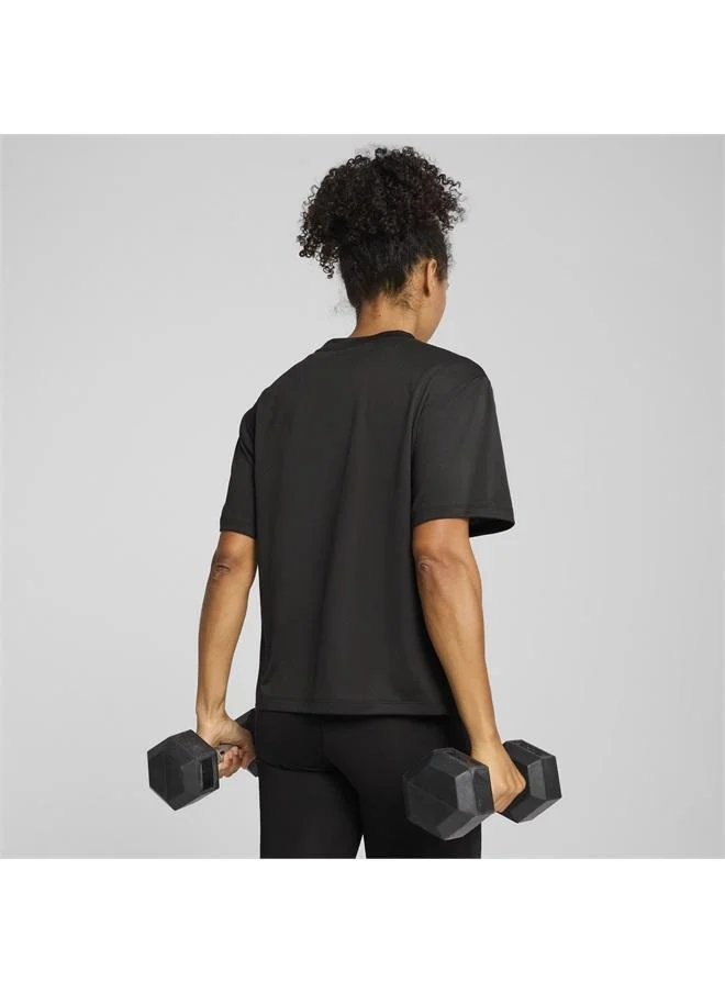 Puma PUMA Black Train All Day Essentials Relaxed Tee Women for Women | Best Price UAE