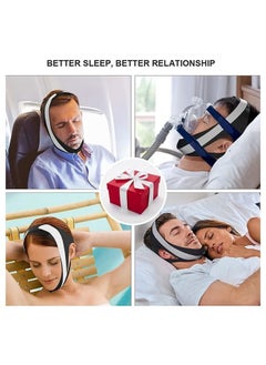 Beauenty Anti Snoring Chin Strap, Comfortable Snoring Reduction Relief Snore Stopper, Breathable Adjustable Stop Snoring Head Band, Good Sleep Anti Snoring Devices - Black  - Image 5
