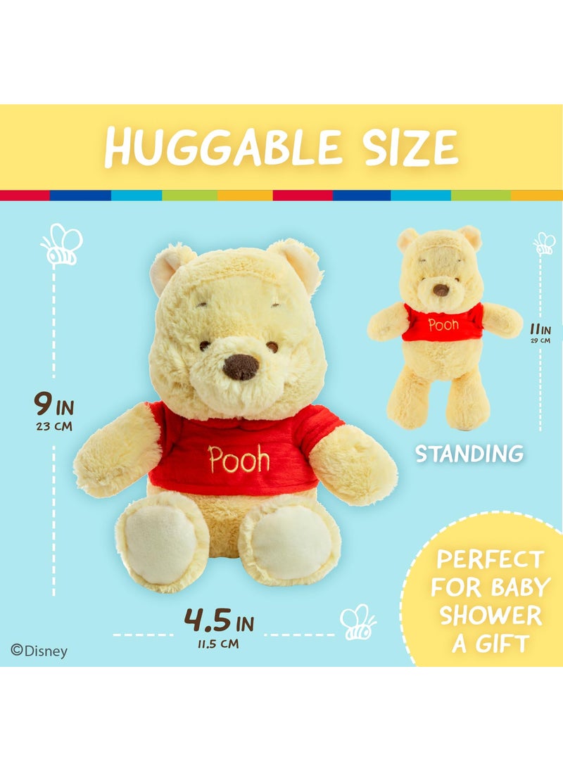 Kids Preferred Kids Preferred Disney Baby Winnie the Pooh and Friends Stuffed Animal with Jingle and Crinkle, Pooh 12”  - Image 4