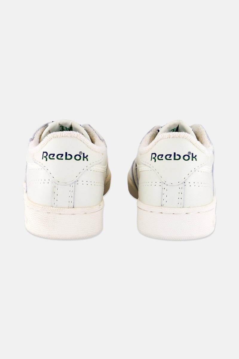 Reebok Men Club C 85 Vintage Lace Up Tennis Shoes, Off White  - Image 2