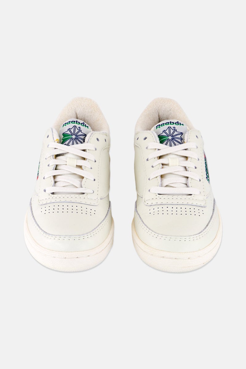 Reebok Men Club C 85 Vintage Lace Up Tennis Shoes, Off White  - Image 4