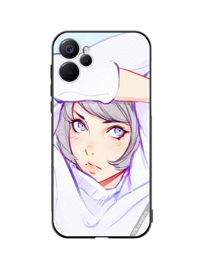 VR CREATIVE Protective Case Cover For Realme 9i 5G Girl Hands Pose Design Multicolour - Image 1