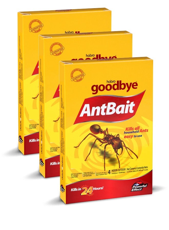 Goodbye Indoor Outdoor Ant Killer Bait 3x4 Sheets - Image 1