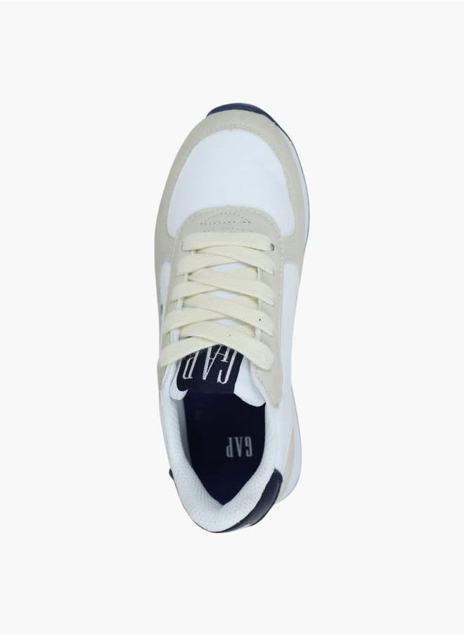 GAP Boys' Panelled Sneakers with Lace-Up Closure  - Image 4
