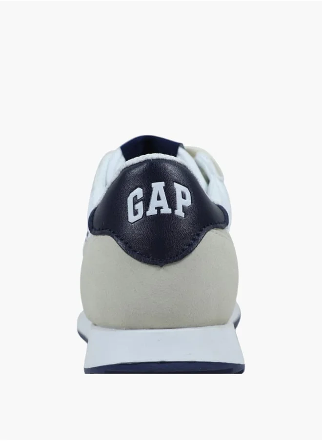 GAP Boys' Panelled Sneakers with Lace-Up Closure