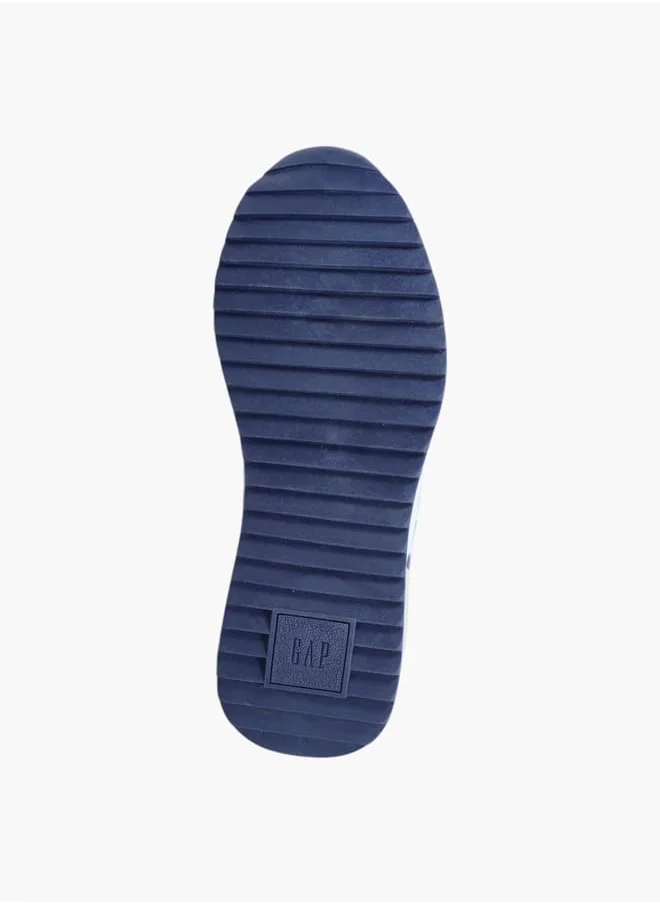 GAP Boys' Panelled Sneakers with Lace-Up Closure