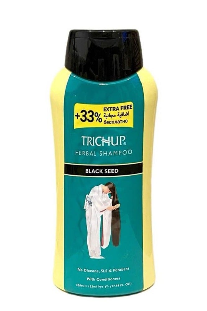 Trichup Herbal Shampoo Black Seed 400 + 132 ml Free