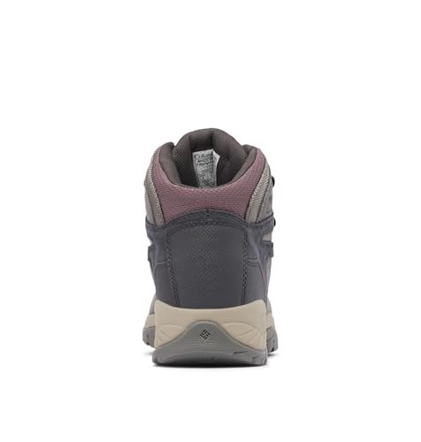 Columbia Womens Newton Ridge Plus Waterproof Amped, Stratus/Canyon Rose, 8 - Image 4