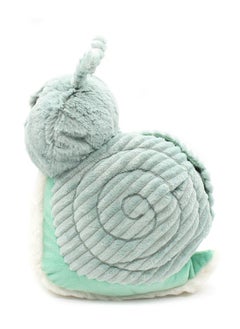 Les Deglingos Speedou the Snail Plush Toy - Soft Mint Green Cuddle Buddy with Hidden Baby Snail, Eco-Friendly Plush Safe from Birth  - Image 4