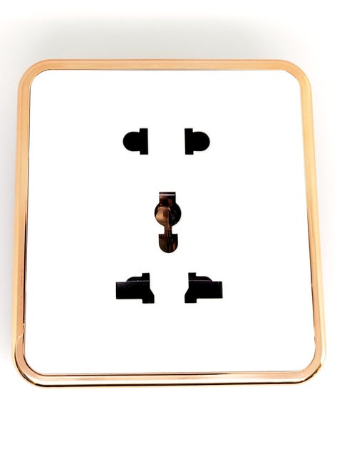 Universal multi-function two-three plug five-hole wall switch socket