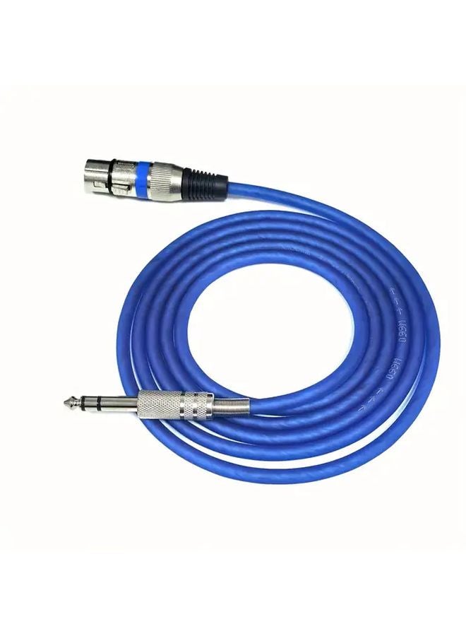 Premium 6.5mm to XLR Male Microphone Cable 78.74 Inch Audio Input for Mixing Console - Image 2