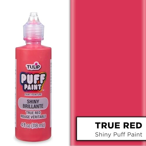 TULIP Puff Paint Slick True Red 4 Fl Oz (Pack of 1) - Image 2