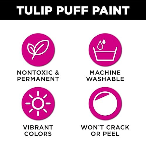 TULIP Puff Paint Slick True Red 4 Fl Oz (Pack of 1) - Image 3