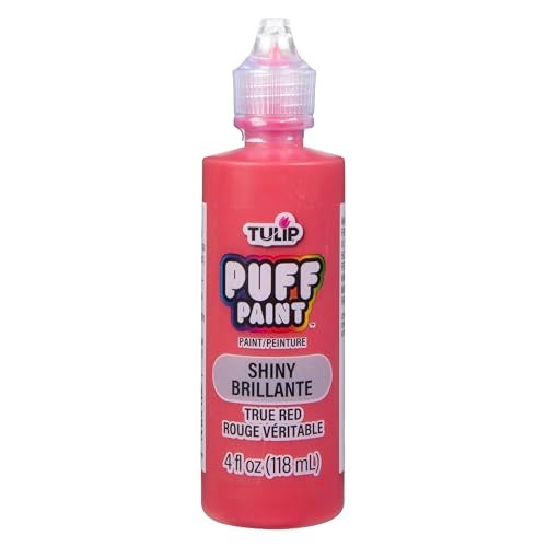 TULIP Puff Paint Slick True Red 4 Fl Oz (Pack of 1) - Image 1