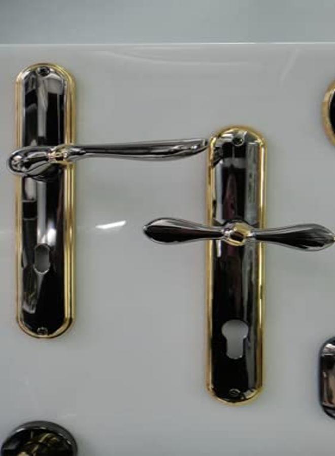 باب فتحة مقصورة ذهبية عائلية مكون من قطعتين خارجيًا وداخليًا إيطاليًا