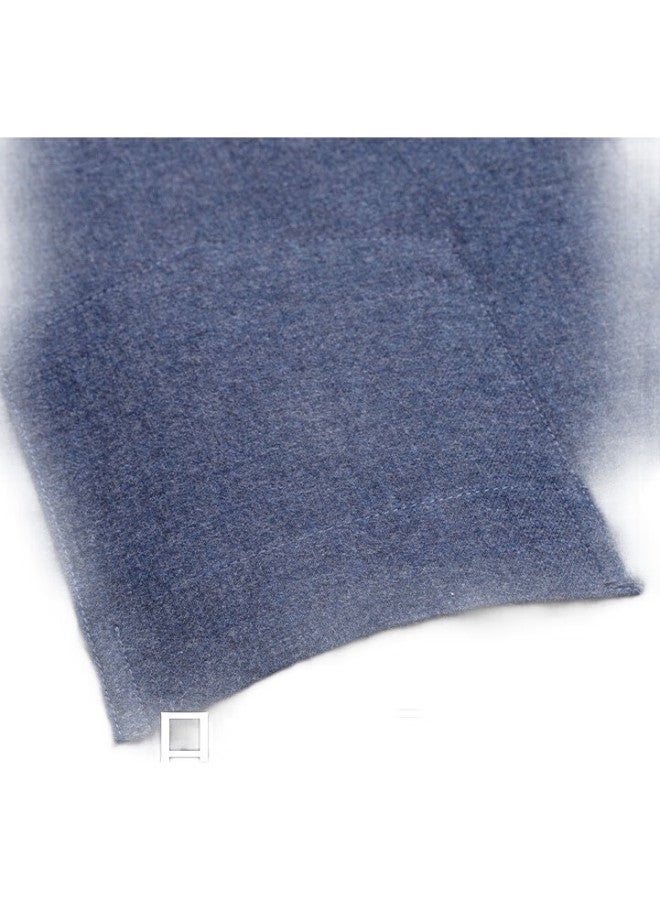 FIRS Cotton Brushed Long Sleeve Shirt For Men, New Casual Business Style, All Cotton, Navy Blue, Size 41 - Image 3