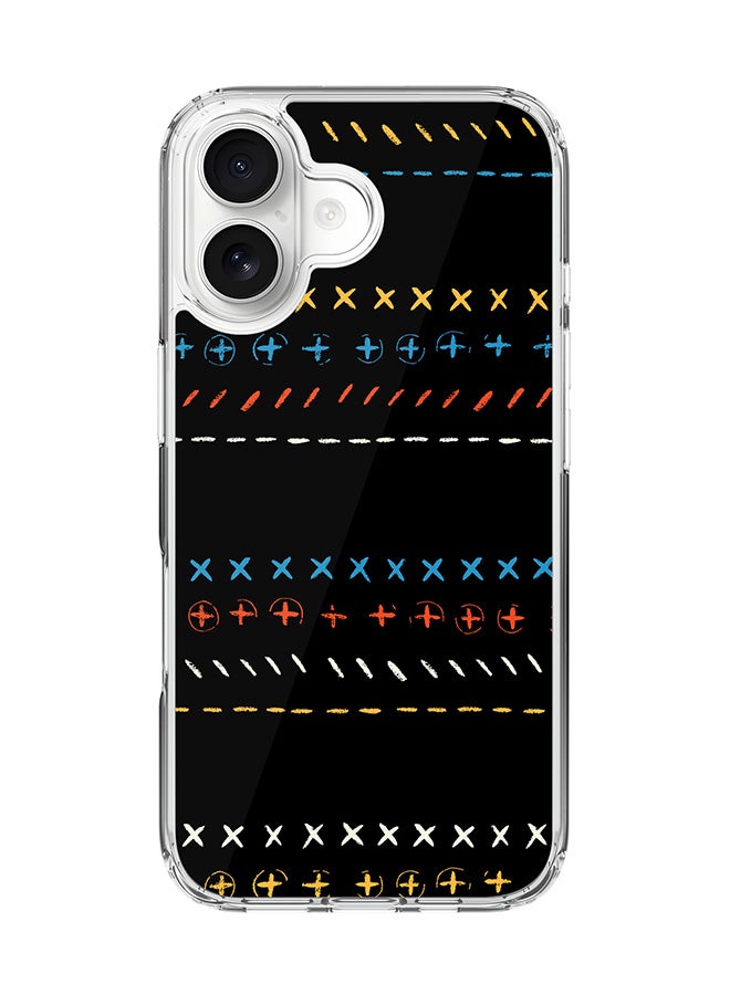 Stylizedd Classic Clear MagSafe Case for iPhone 17 , Hybrid Soft Case Flexible Edges Anti Drop TPU PC Gel Thin Transparent Cover [ Designed for iPhone 17 ] - Basic Math Full Print