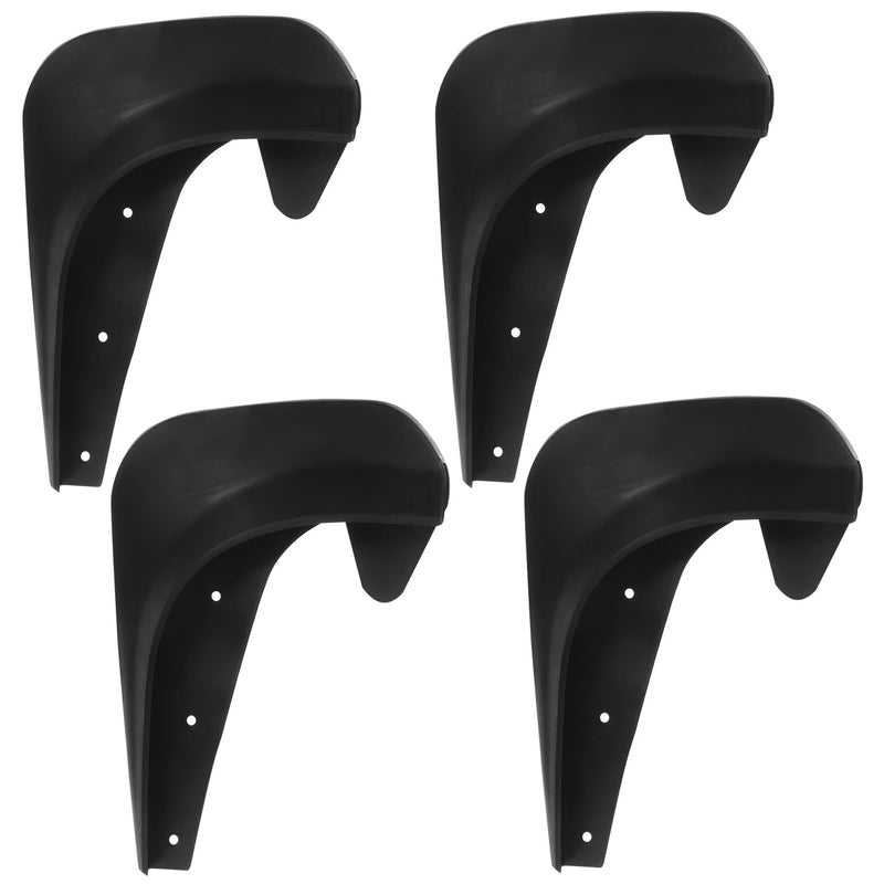 4 Pcs Plastic Car Mud Flaps Splash Guards For SUVs Trucks Fit Exterior Protection Against Mud Stones Debris - Image 2