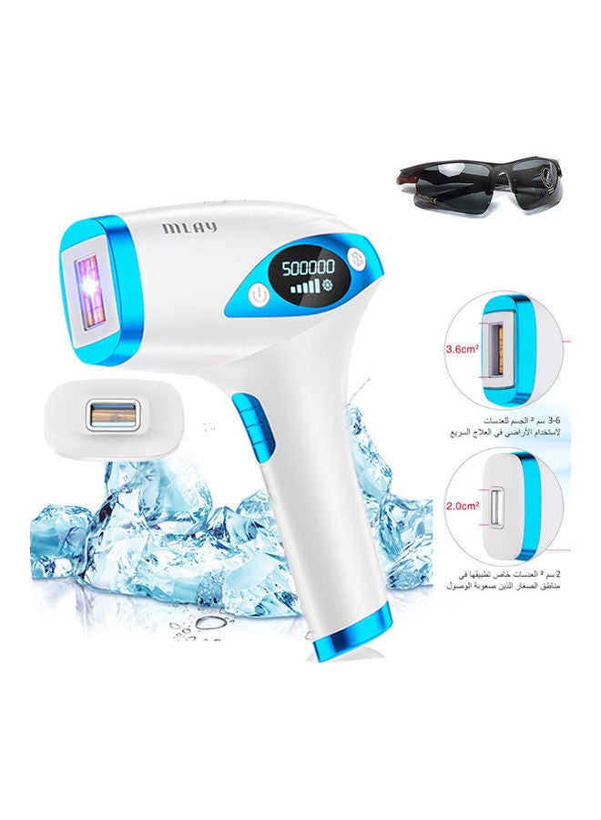 MLAY IPL Permanent Hair Removal And Upgrade Ice Compress Blue - Image 1