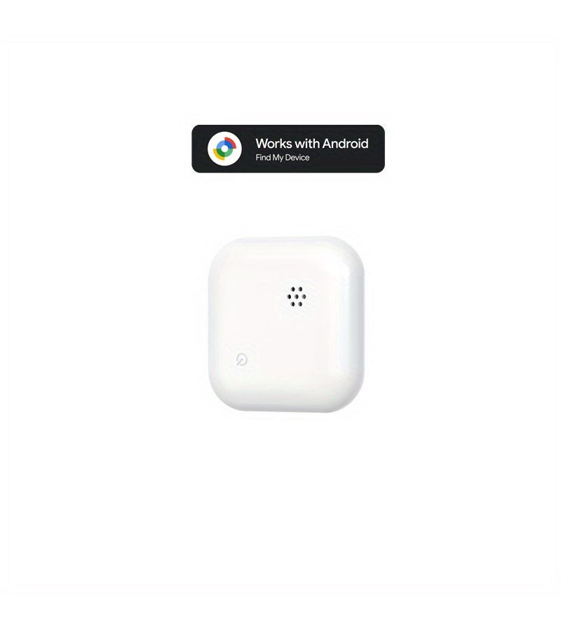 White Waterproof Anti-Lost Tracking Device For Keys Wallet Pet Car Luggage Global Precision Location Finder Compatible With Android - Image 1
