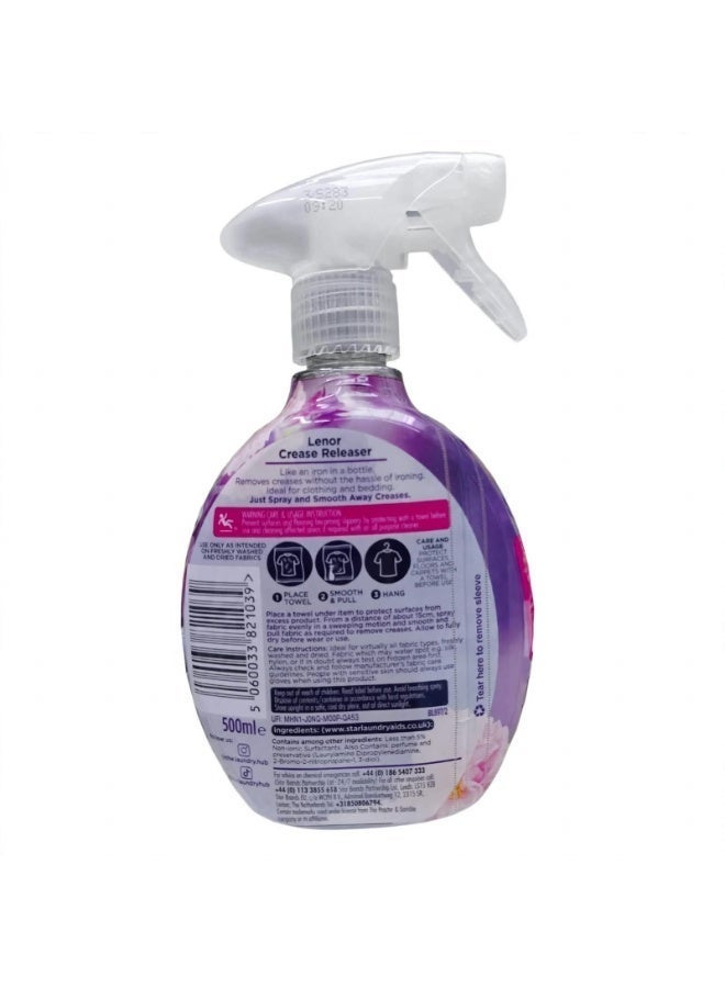 لينور بخاخ مزيل التجاعيد من لينور برائحة Exotic Bloom & Moonlight Lily، مزيل تجاعيد الأقمشة، عبوة كومبو 2 × 500 مل - Image 5