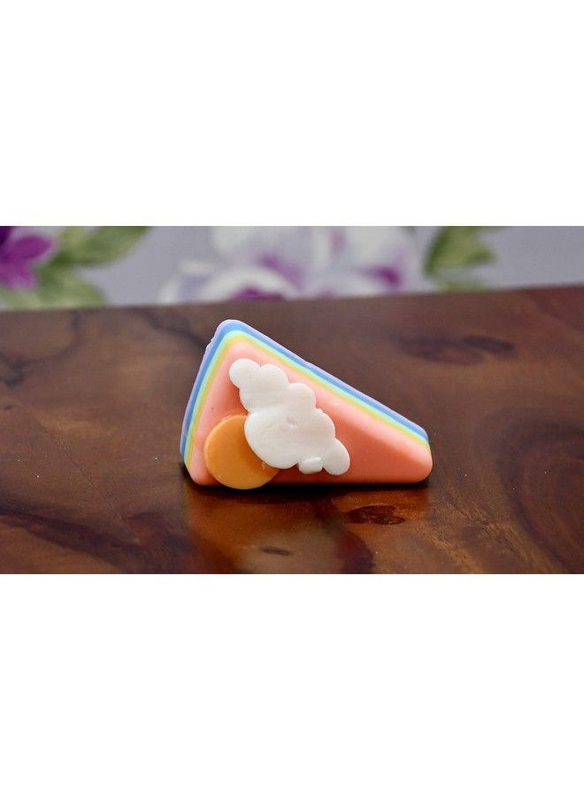 The Little Lookers Dessert Rainbow Pastry Baby Bathing Soap ; 100% Organic & Handmade Non Toxic Skin Friendly Ideal For Babies Kids (100Gpack Of 2)  - Image 5
