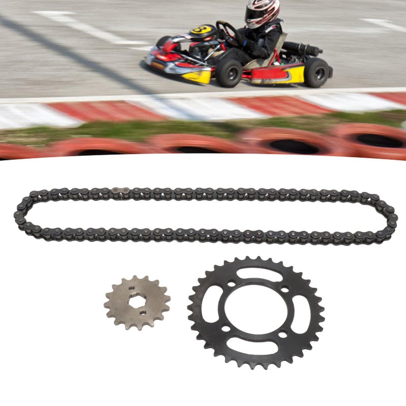 420 Chain Sprocket Kit Steel 16T Front 34T Rear Sprocket 60 Links For ATV Off Road - Image 3