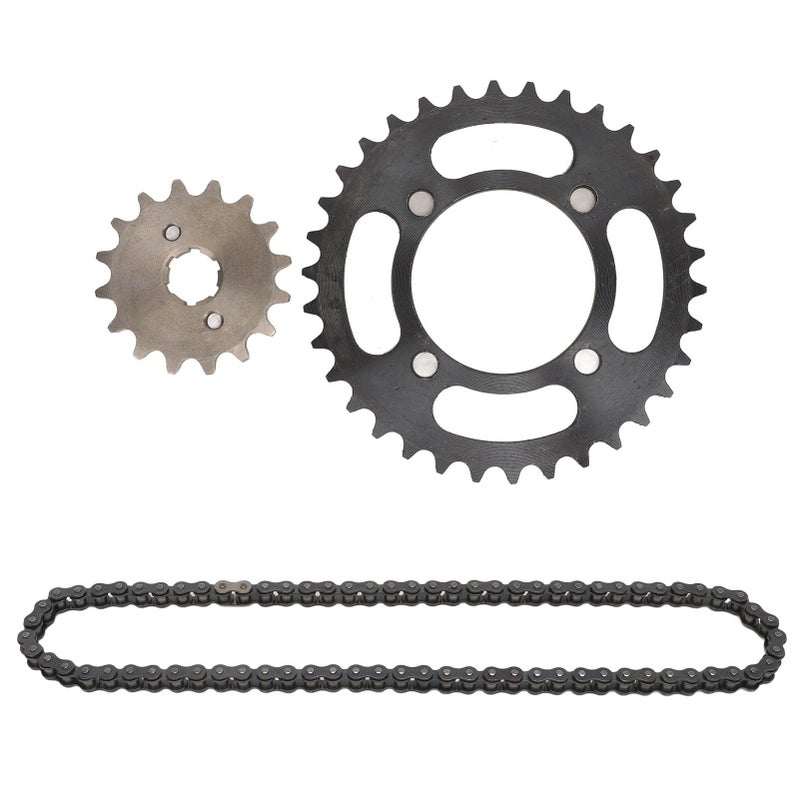 420 Chain Sprocket Kit Steel 16T Front 34T Rear Sprocket 60 Links For ATV Off Road - Image 2