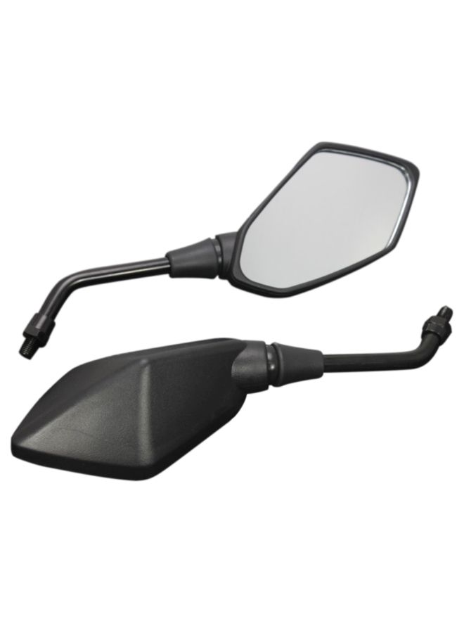 NIBEMINENT 1 Pair Universal Motorcycle Scooter Side Mirror - Image 2