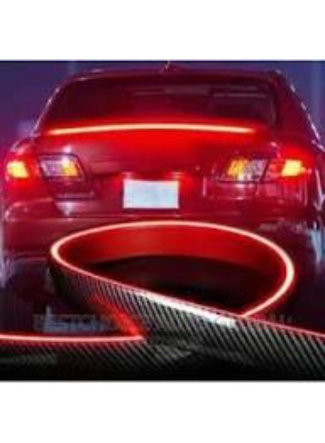 Dreamzon Universal Rear Car Spoiler Led Kit Light Trunk Lip - Flow Turn Signal ~ Trunk Spolier Light - 130cm - 12V - Image 1