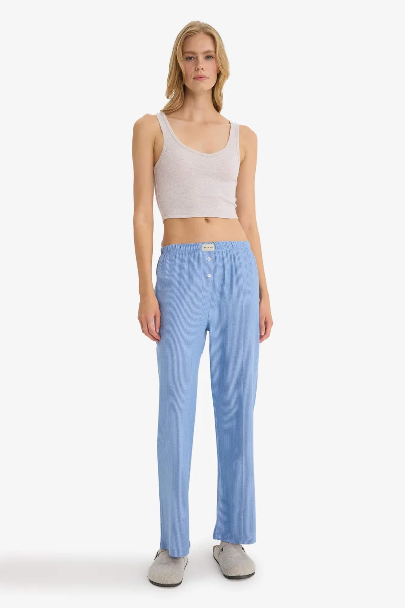 ديفاكتو V-Neck Ribana Tank Top