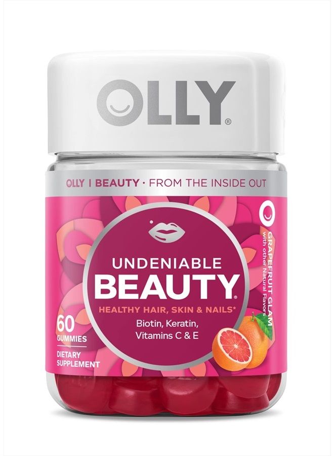 OLLY Undeniable Beauty Grapefruit Glam, 60 Gummies - Image 1