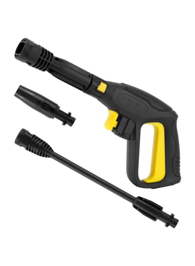 أذر مانيوفاكتشرر مسدس غسيل ضغط بديل مع عصا تمديد، مناسب لاستبدال مقبض غسالة ضغط كهربائية كارتشر K2 K3 K4 K5 K6 K7، نظام توصيل سريع 2175 رطل لكل بوصة مربع. - Image 1