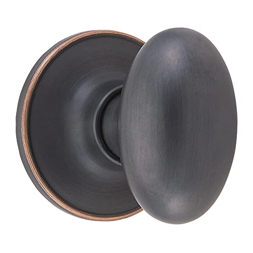 Design House 750653 Egg Dummy Door Knob, Oil Rubbed Bronze - Image 1