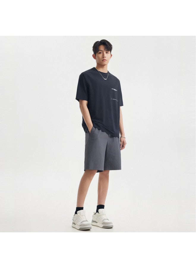 Cabbeen Short Sleeve Men's T-shirt Creative Pocket Trendy Fashion Comfortable Summer Short Sleeve T-shirt Men's Clothing - Image 3